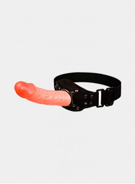 6.7" strap on dildo pegging leg spreader sex toy for couples gay lesbians