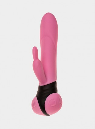Rabbit Vibrator 10 Rotating Actions And 10 Vibration Modes Mini Bunny G Spot Clitoral Realistic Vibrating Dildo Vibrator Pink Sex Toy For Women 