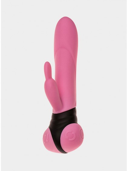 Rabbit Vibrator 10 Rotating Actions And 10 Vibration Modes Mini Bunny G Spot Clitoral Realistic Vibrating Dildo Vibrator Pink Sex Toy For Women