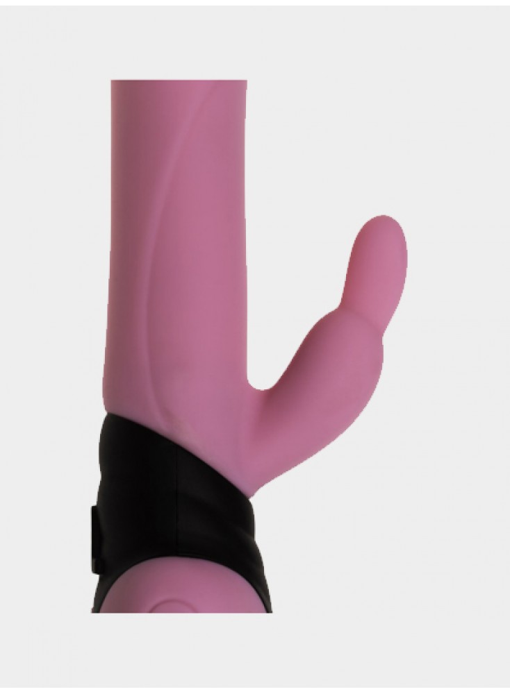 Rabbit Vibrator 10 Rotating Actions And 10 Vibration Modes Mini Bunny G Spot Clitoral Realistic Vibrating Dildo Vibrator Pink Sex Toy For Women