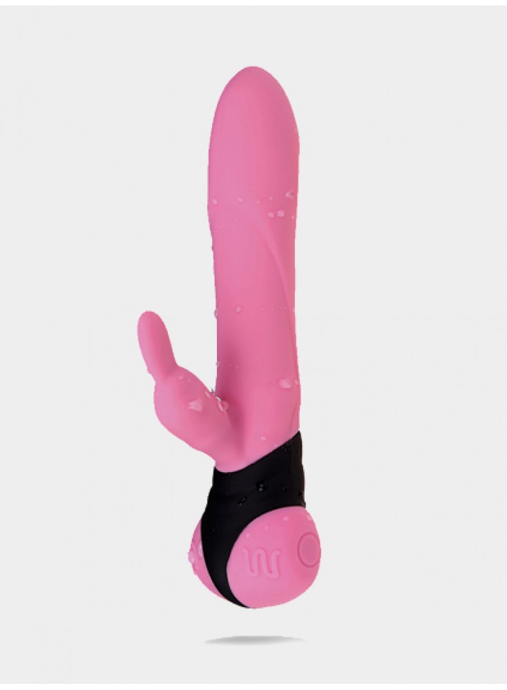 Rabbit Vibrator 10 Rotating Actions And 10 Vibration Modes Mini Bunny G Spot Clitoral Realistic Vibrating Dildo Vibrator Pink Sex Toy For Women