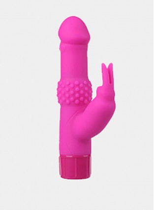Multi-speed rabbit vibrator clitoral silicone vibrator vibrator pink clitoral magic wand adult sex toy vibrator is suitable for women 