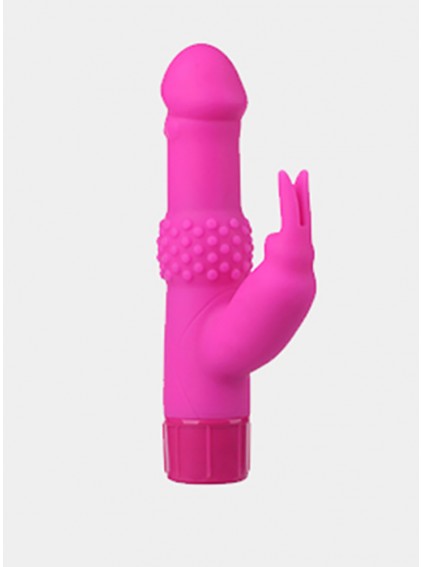 Multi-speed rabbit vibrator clitoral silicone vibrator vibrator pink clitoral magic wand adult sex toy vibrator is suitable for women