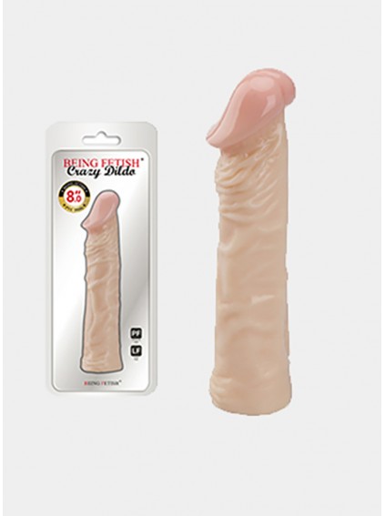 G-Spot Big Dildo Soft PVC Penis Flesh-Colored Realistic Cock Clitoris Stimulation 7.8 Inch Slim Dildo Sex Toys for Women