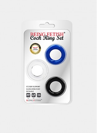 3color pcs Soft Dick Cock Ring Erection Prolong Penis Condoms Delay Rings Sex Toys For Male Enlarger Orgasm Enhancer 