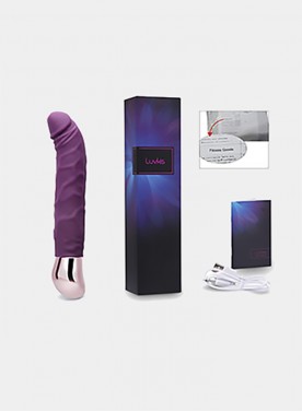 8.5 Inch Cordless Vibrating Wand Massager 10 Speed, Luvkis Realistic Dildo Vibrator Toy WaterproofRechargeable for Woman and Couple Playing